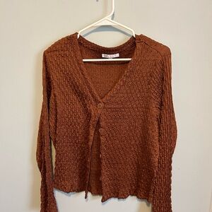 Brown DR 2 90s style cardigan